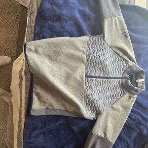 Gray large adidas golf quarter zip
